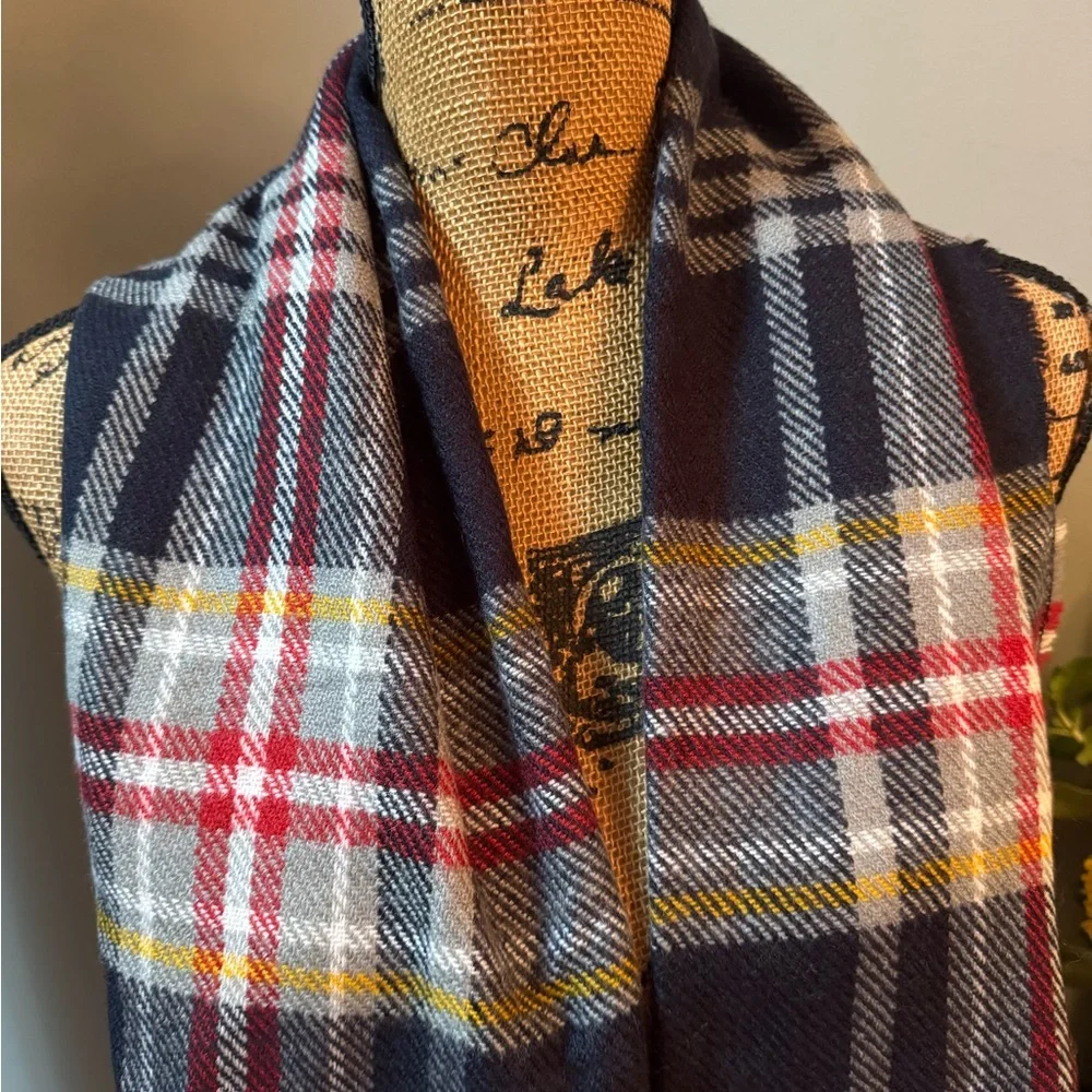 Goodfellow & Co. Plaid Fringe Scarf